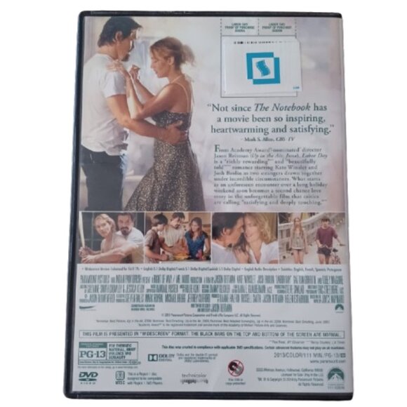 Labor Day Kate Winslet Josh Brolin Romance Love Story DVD Date Night Movie Disc - Picture 2 of 3